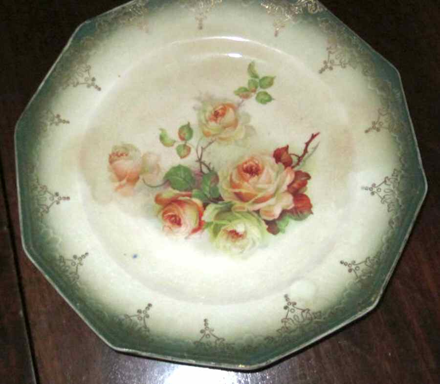LIM578 Dinner Plate by Limoges-French-1