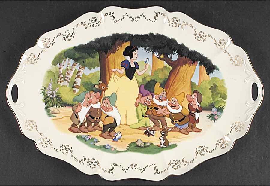 Snow White 16" Oval Serving Platter by Lenox-1