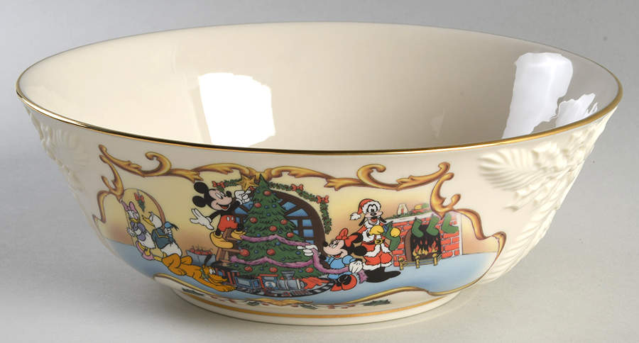 Disney Holiday 9" Round Decorative Bowl by Lenox-1