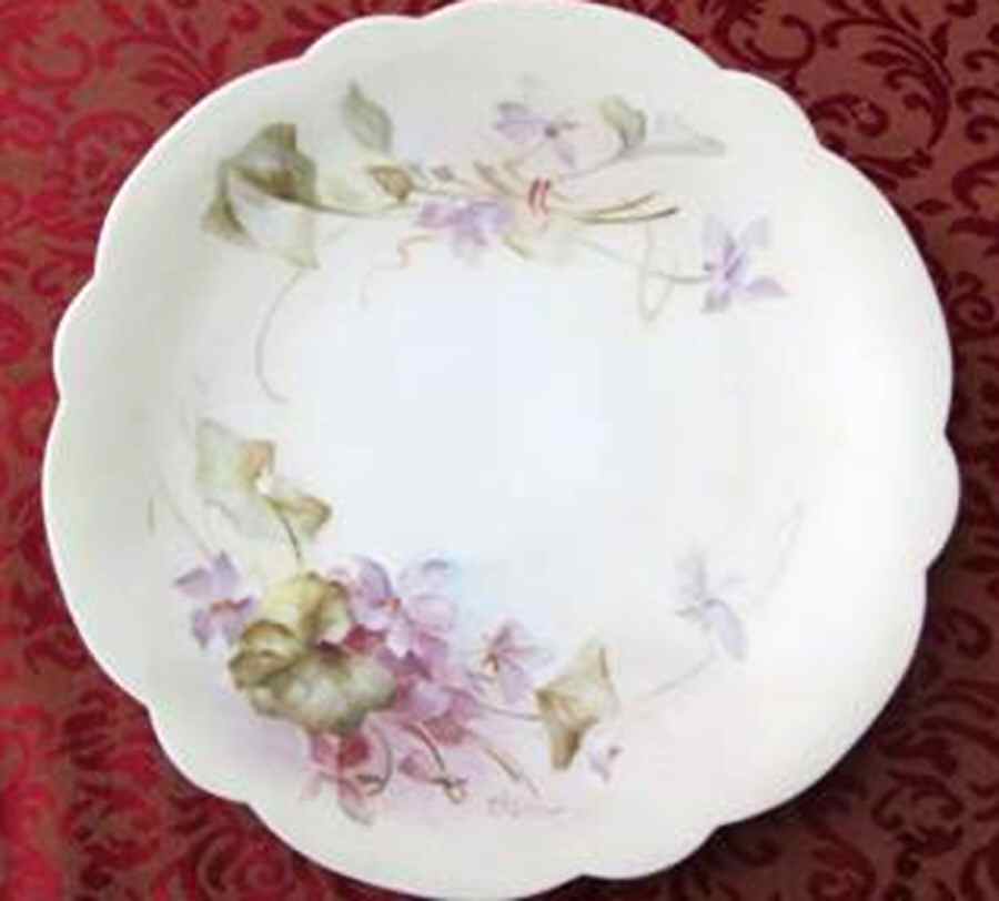 LIM582 Dinner Plate by Limoges-French-1