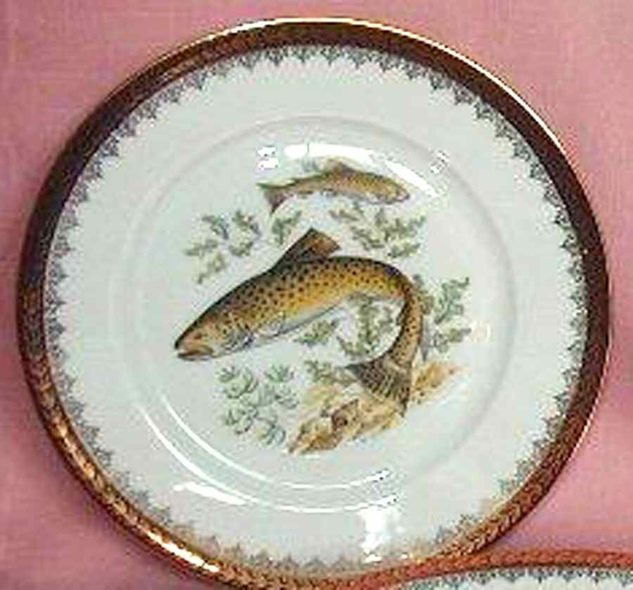 LIM585 Dinner Plate by Limoges-French-1