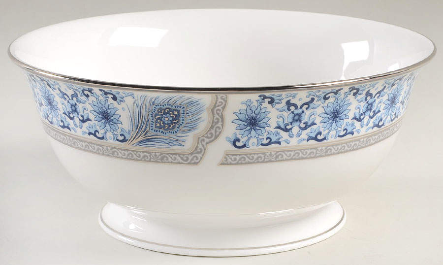 Sapphire Plume 8" Round Serving Bowl by Lenox-1