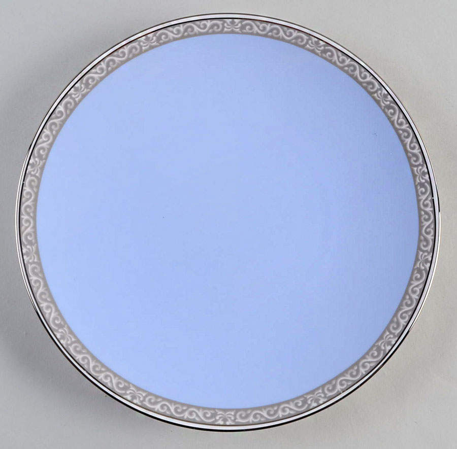 Sapphire Plume Accent Luncheon Plate by Lenox-1