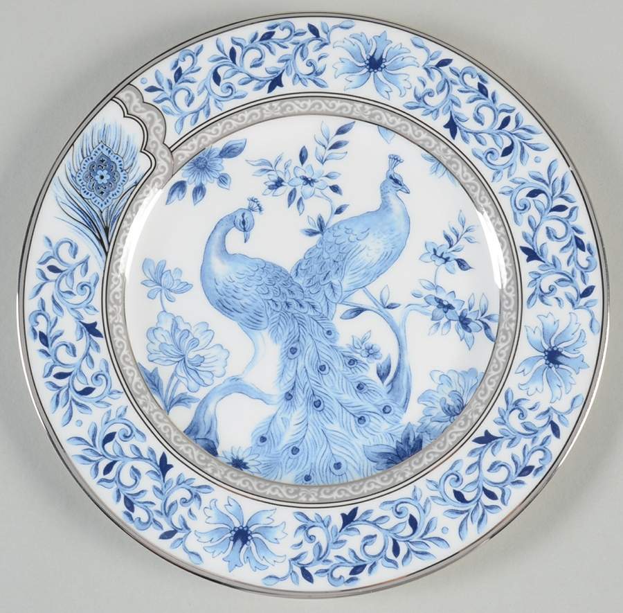Sapphire Plume Salad Plate by Lenox-1
