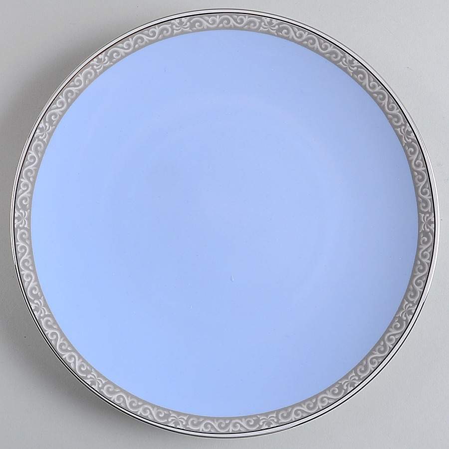 Sapphire Plume Accent Luncheon Plate by Lenox-1