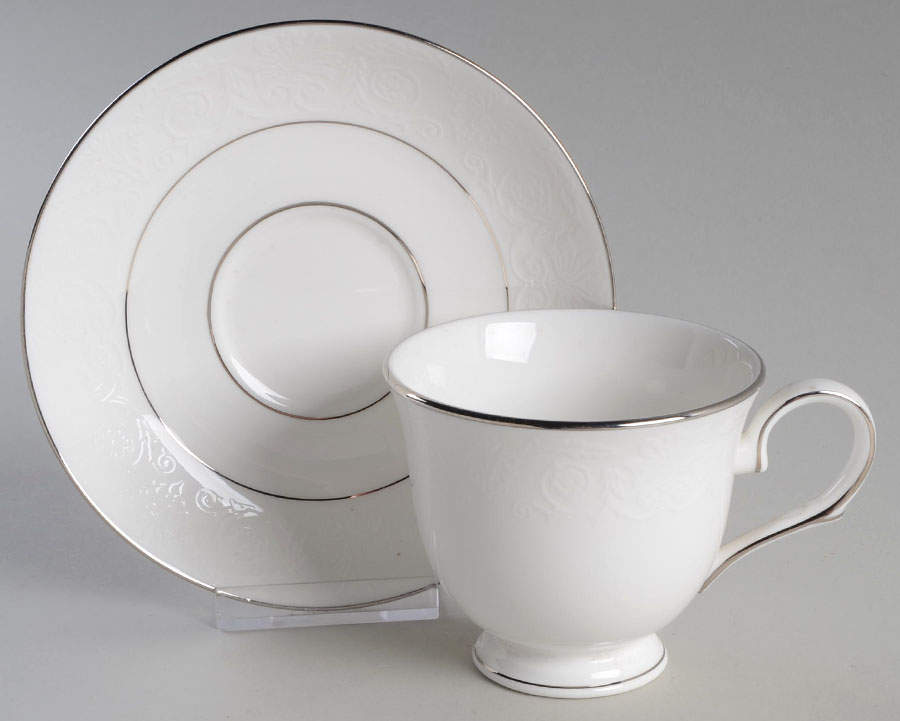 Artemis Footed Cup & Saucer Set by Lenox-1