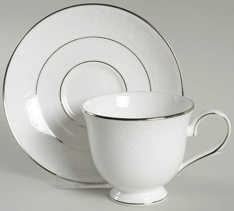 Artemis Footed Cup & Saucer Set by Lenox-1