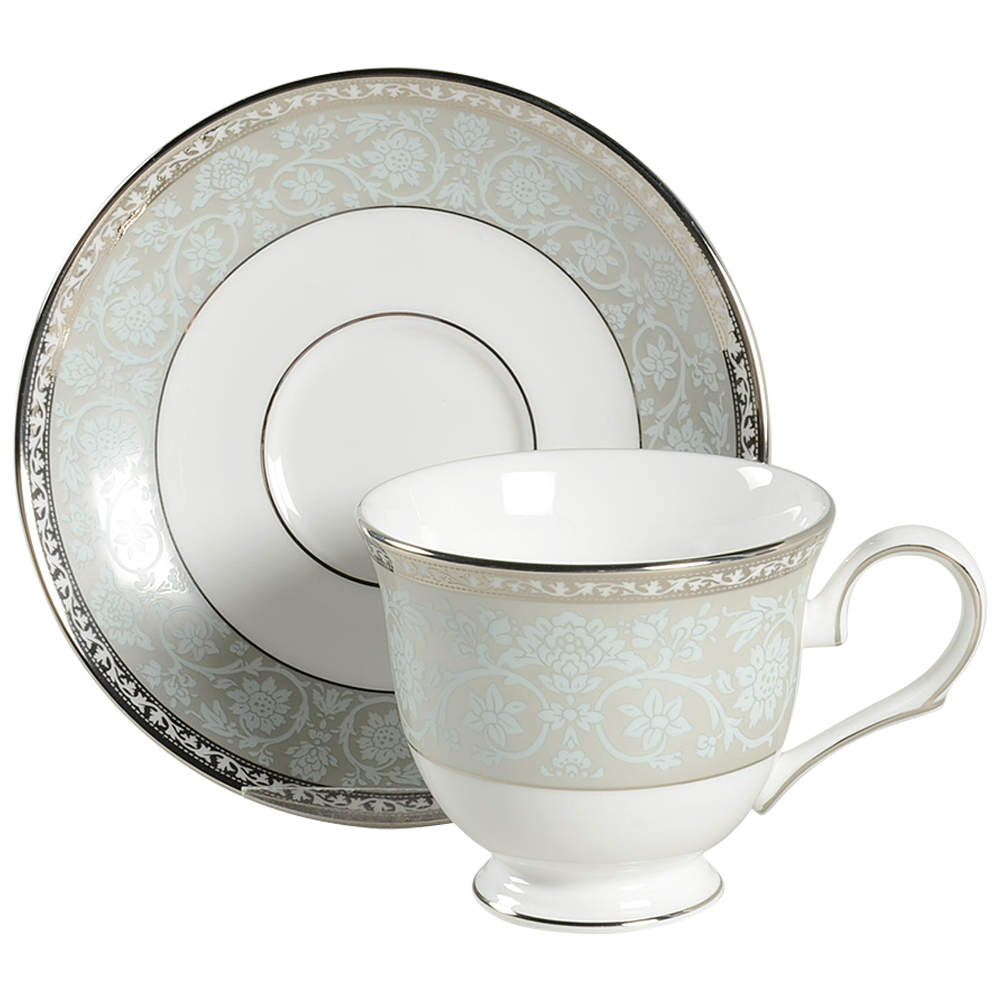 Westmore Footed Cup & Saucer Set by Lenox-1