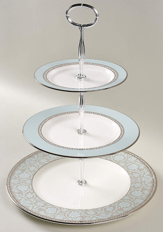 Westmore 13 7/8"-14 1/4" 3-Tiered Serving Tray(DP,SP,BB) HC by Lenox-1