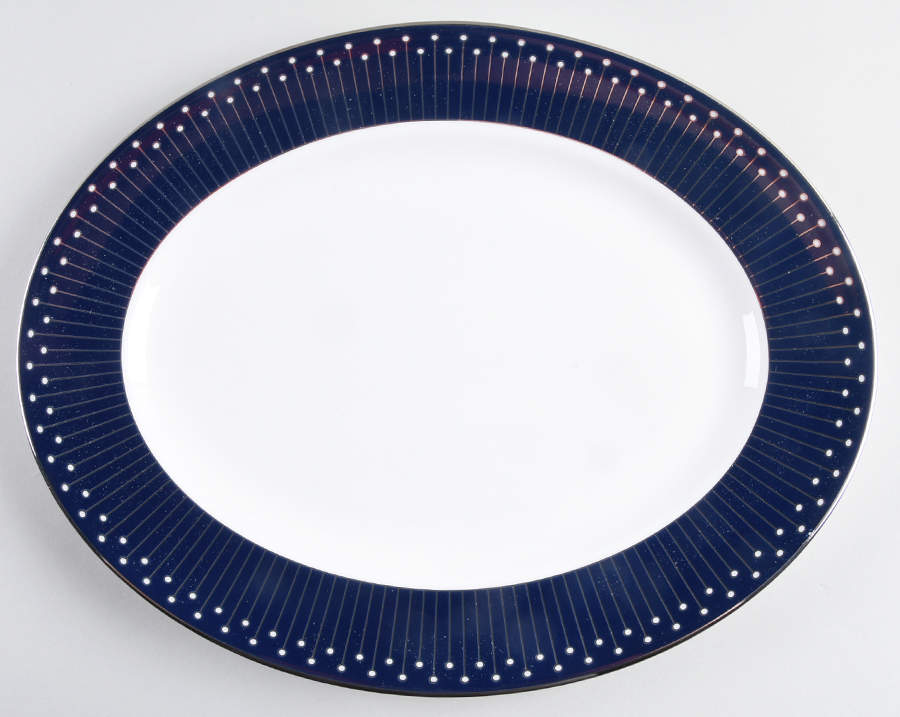 Mercer Drive 13" Oval Serving Platter by Lenox-1
