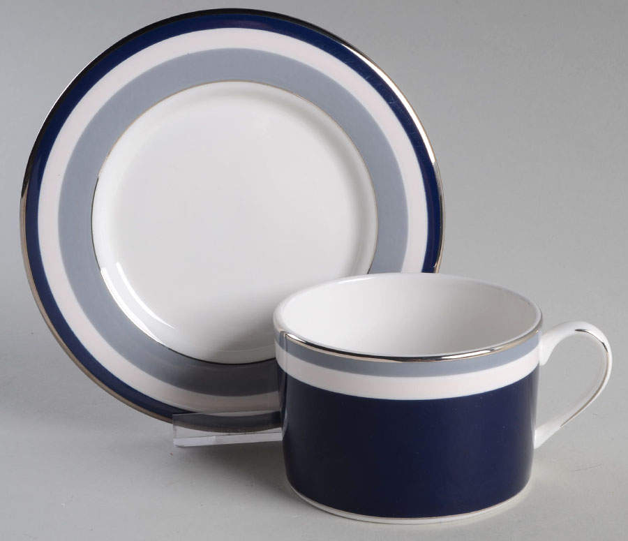 Mercer Drive Flat Cup & Saucer Set by Lenox-1