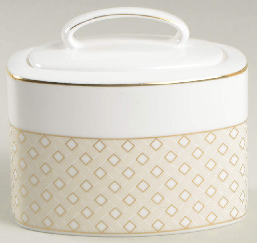 Waverly Pond Sugar Bowl & Lid by Lenox-1