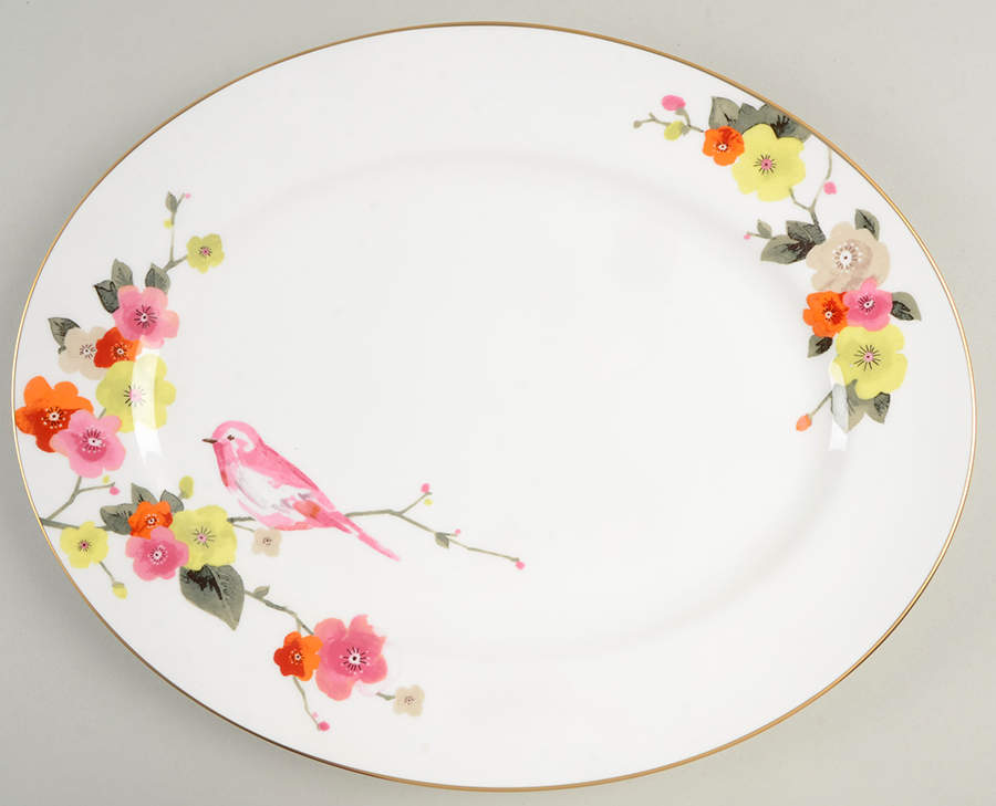 Waverly Pond 13" Oval Serving Platter by Lenox-1