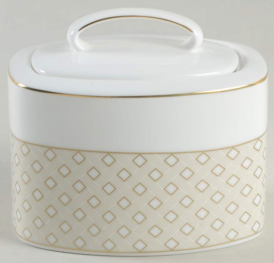 Waverly Pond Sugar Bowl & Lid by Lenox-1
