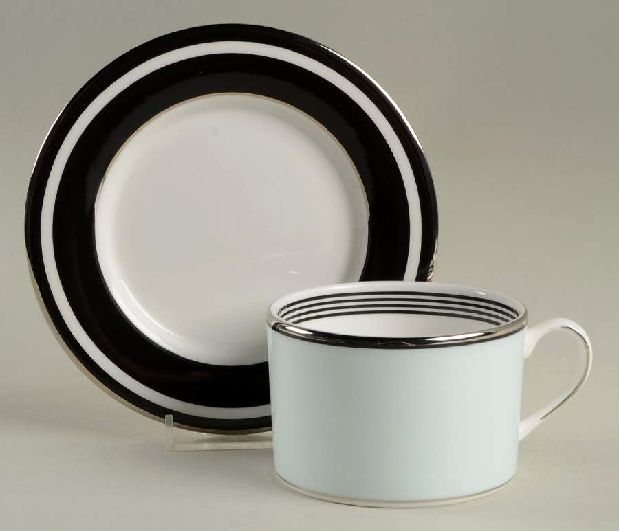 Parker Place Flat Cup & Saucer Set by Lenox-1