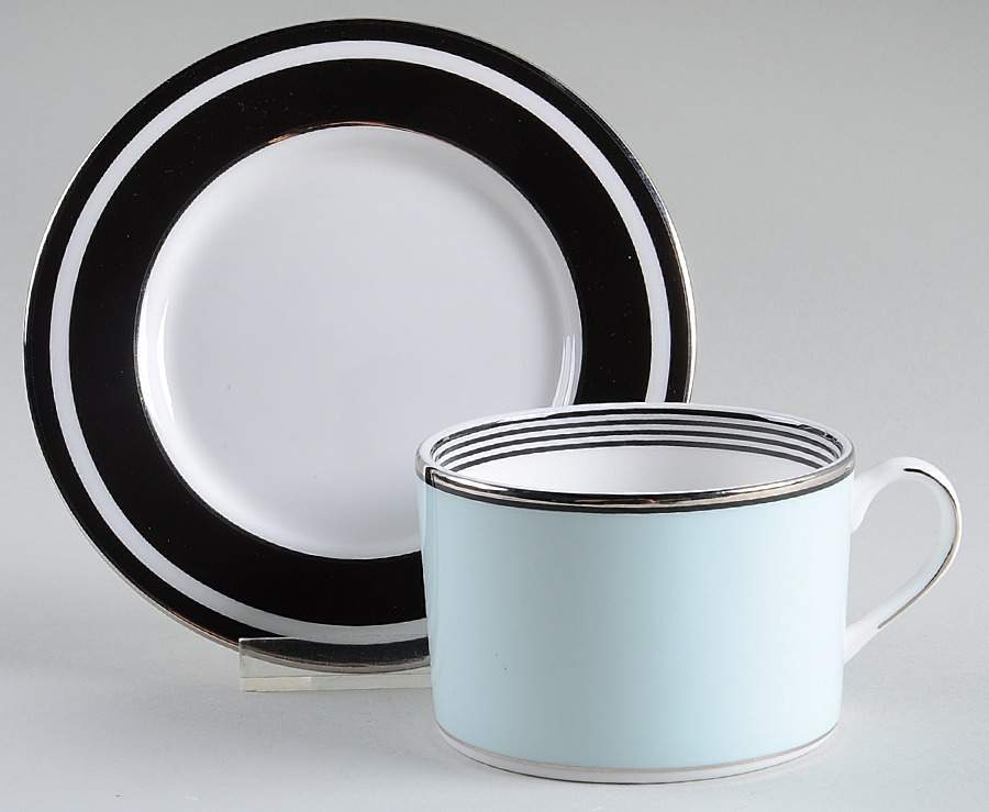 Parker Place Flat Cup & Saucer Set by Lenox-1