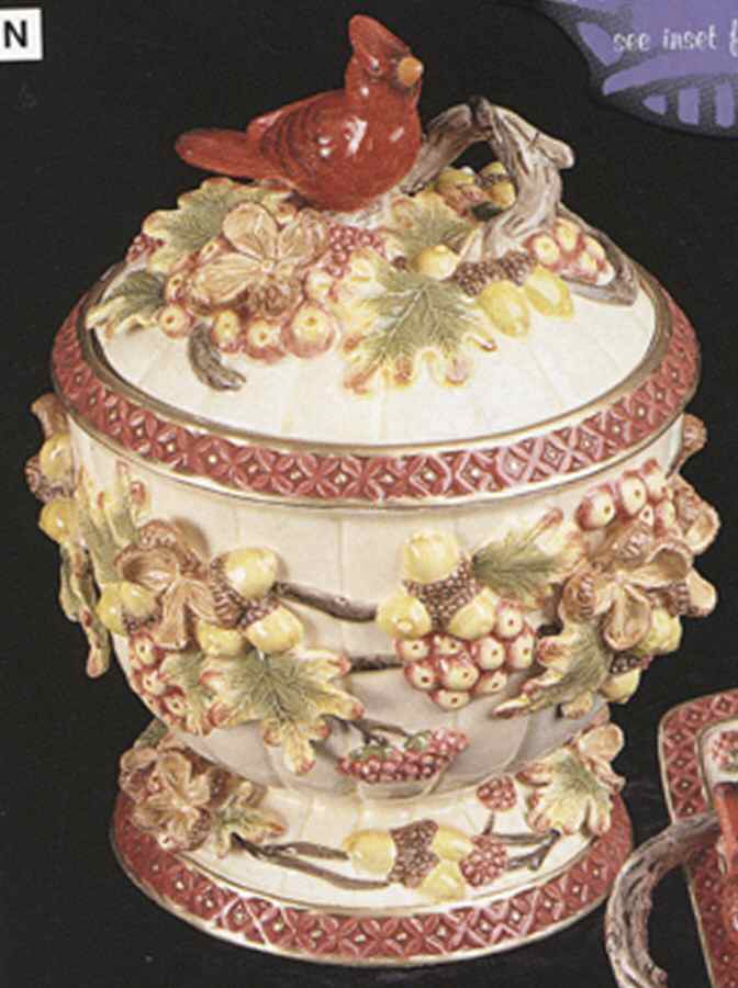 Cardinal Collection Cookie Jar & Lid by Lefton-1