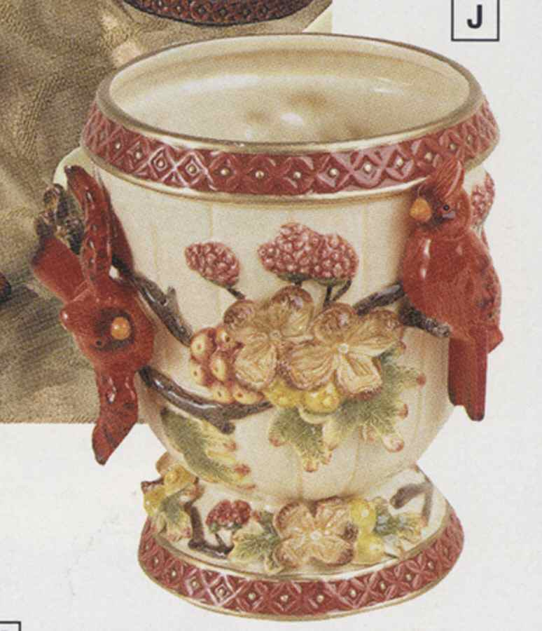Cardinal Collection 6" Vase by Lefton-1