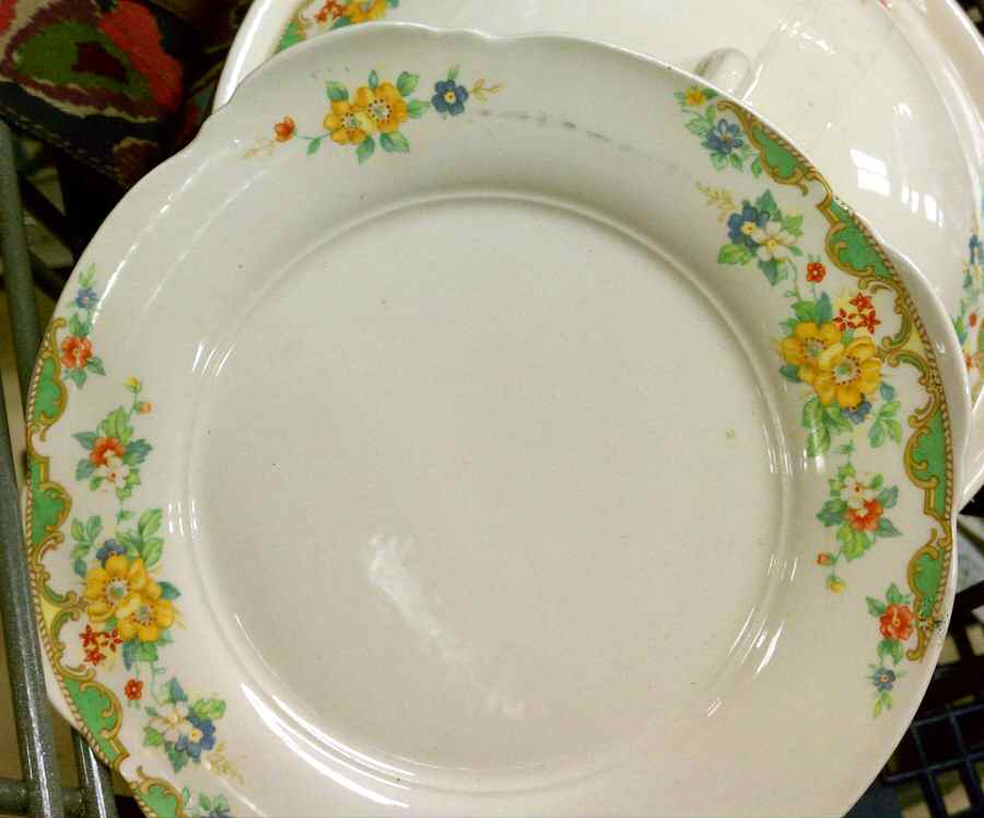Sunshine Square Salad Plate by Limoges-American-1