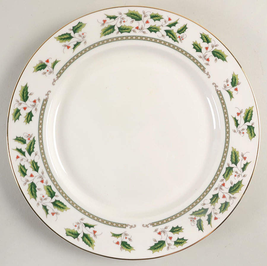 Affluent Christmas Dinner Plate by Lynn's China-1