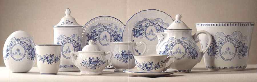 Marie Antoinette Dessert/Pie Plate by Luneville-1