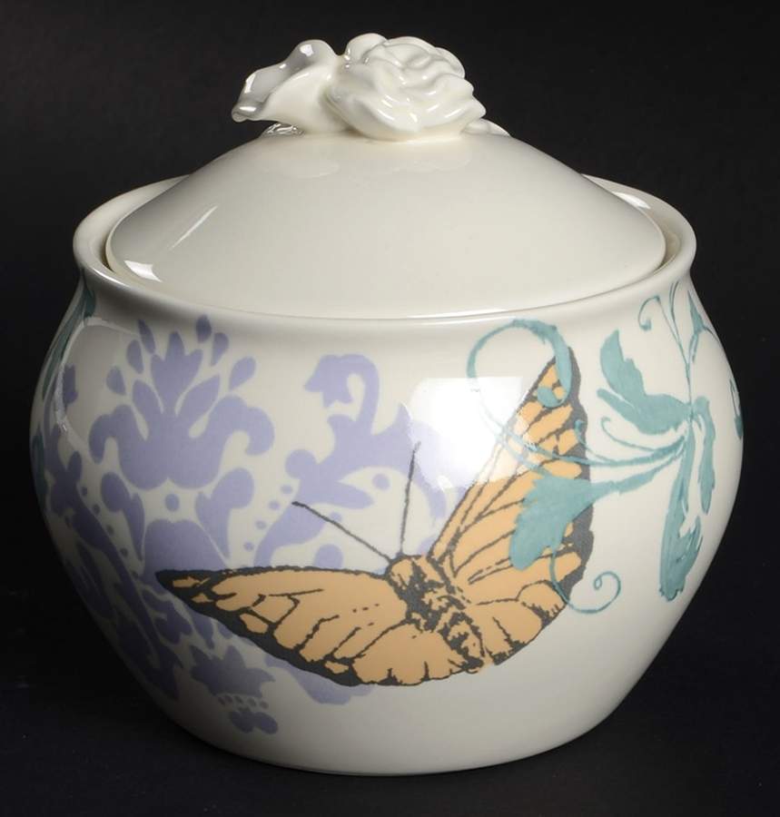 Collage Sugar Bowl & Lid by Lenox-1