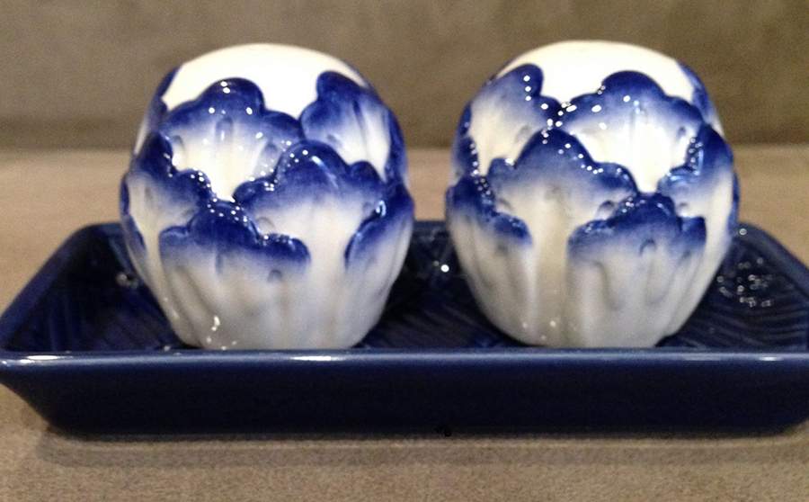 Somerset Island (3 Pc) Salt & Pepper Tray Set by Ralph Lauren China-1