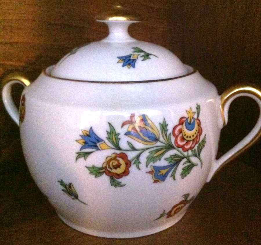 LEG111 Sugar Bowl & Lid by F Legrand & Cie-1