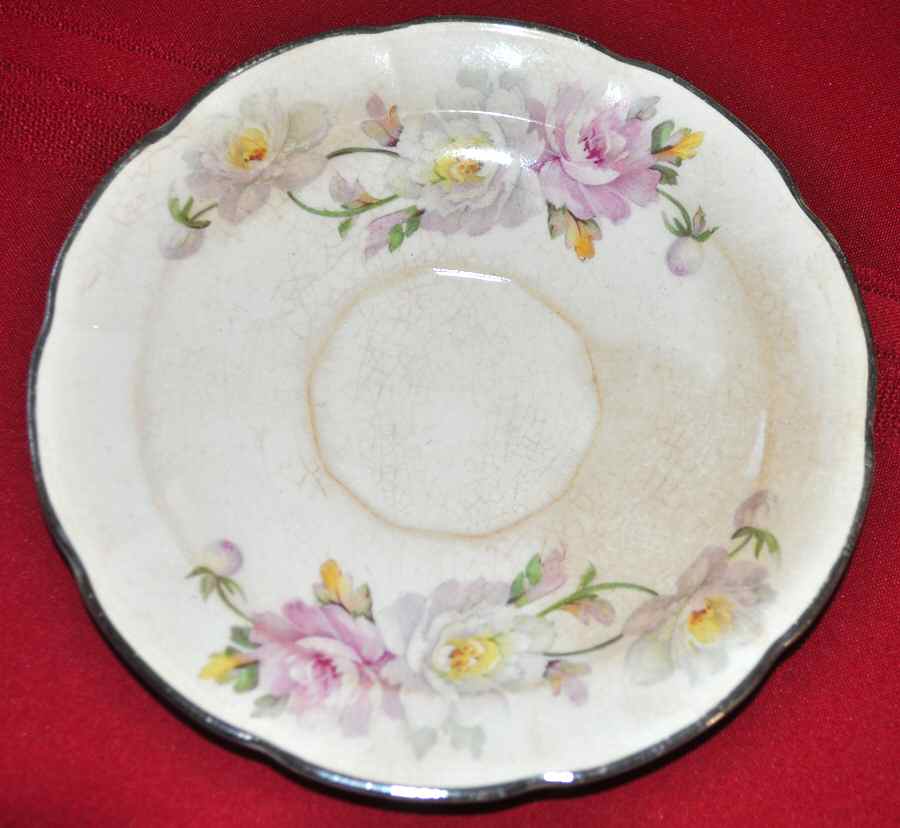 Georgia Rose Saucer by Limoges-American-1