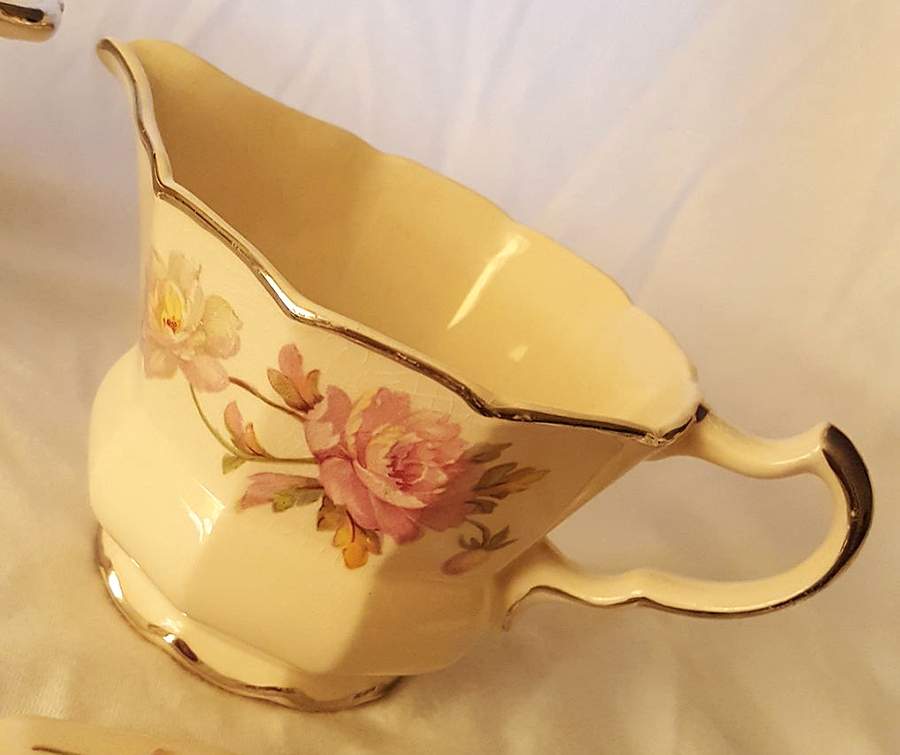 Georgia Rose Creamer by Limoges-American-1