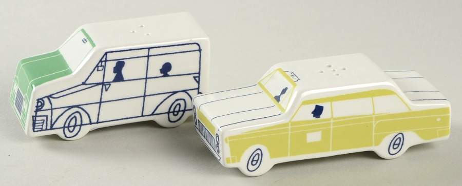 Hopscotch Drive About Town Figural Salt and Pepper by Lenox-1