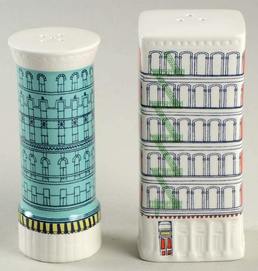 Hopscotch Drive About Town Figural Salt and Pepper by Lenox-1