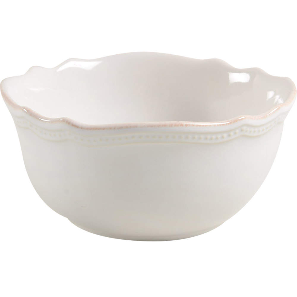 French Perle Bead White 6" All Purpose Bowl by Lenox-1