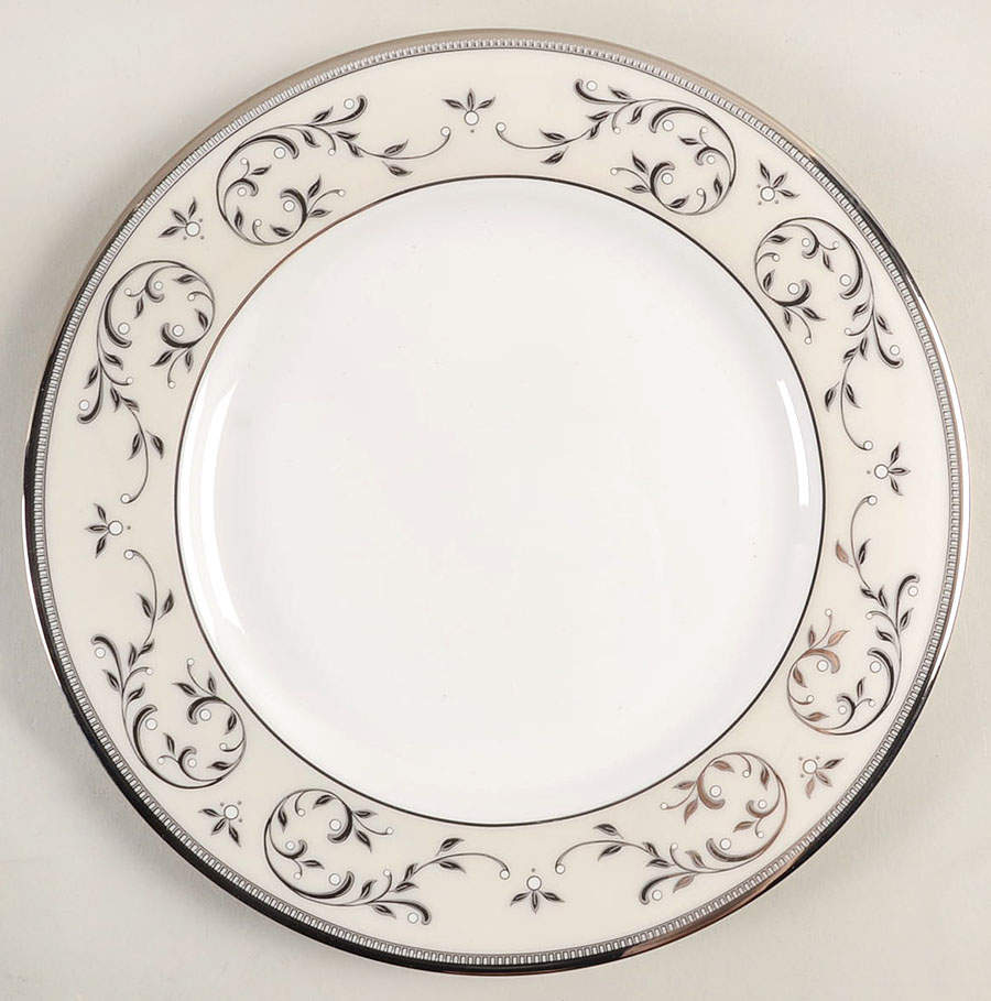 Opal Innocence Silver Salad Plate by Lenox-1
