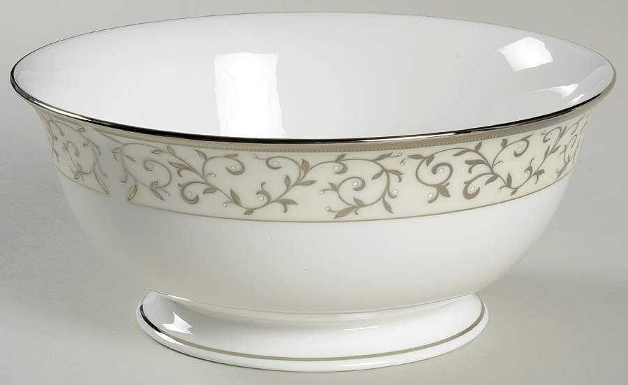 Opal Innocence Silver 8" Round Serving Bowl by Lenox-1