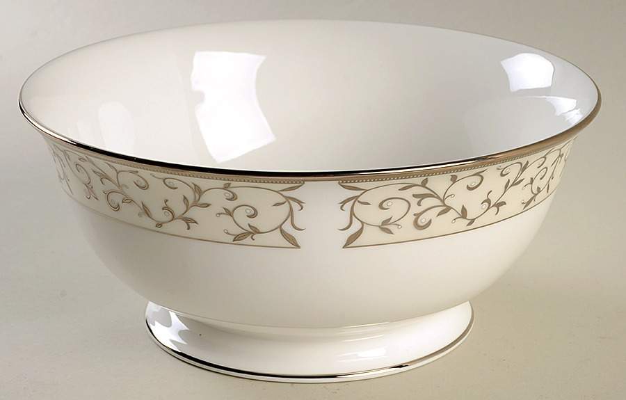 Opal Innocence Silver 8" Round Serving Bowl by Lenox-1