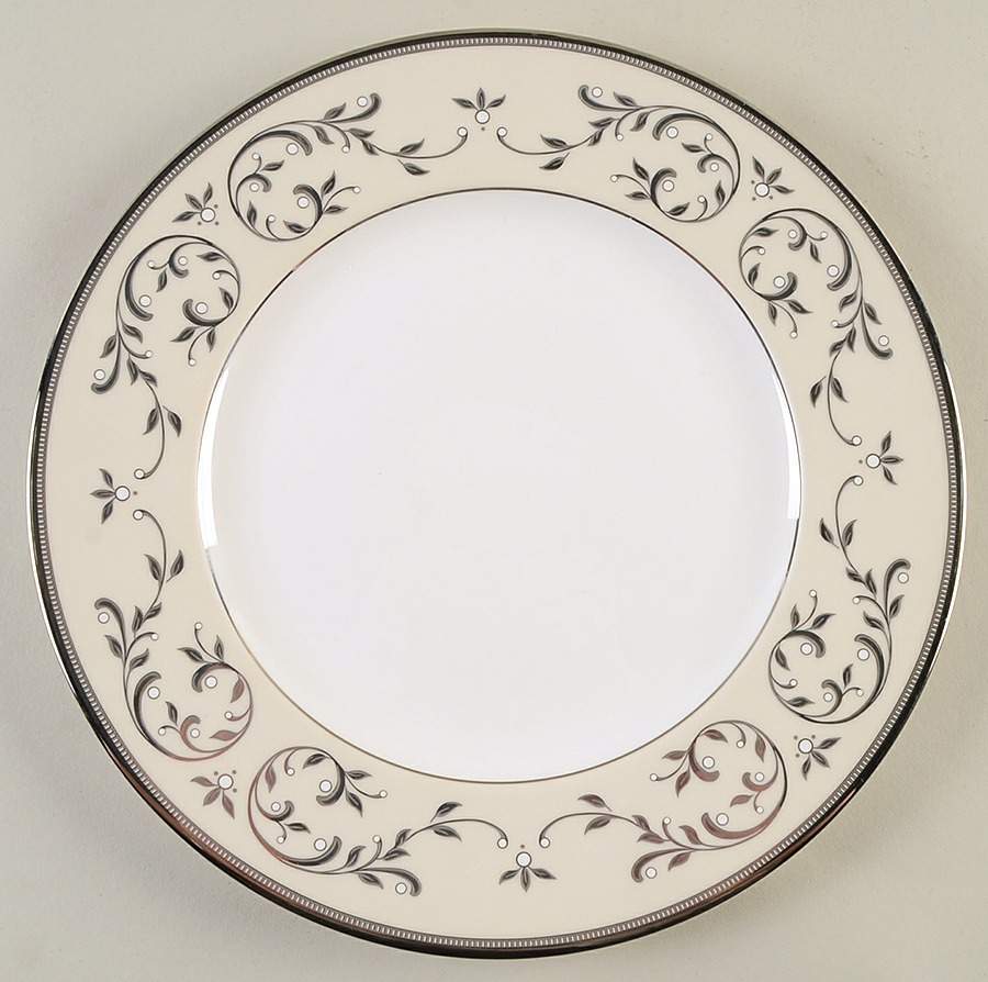 Opal Innocence Silver Dinner Plate by Lenox-1