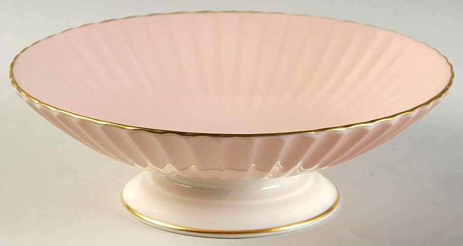 Fluted Collection Coral Open Candy Dish by Lenox-1