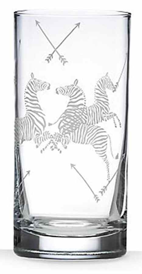 Zebras Gold Glassware Highball by Lenox-1