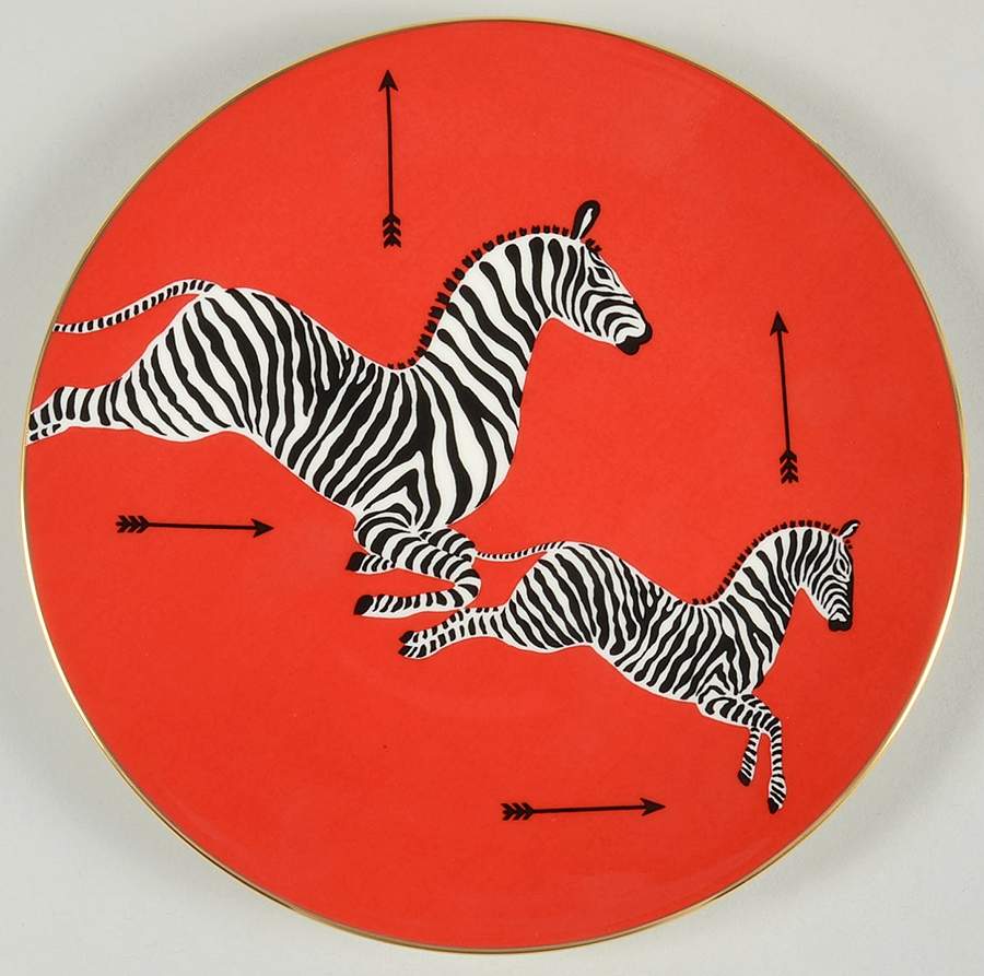 Zebras Gold Salad Plate by Lenox-1