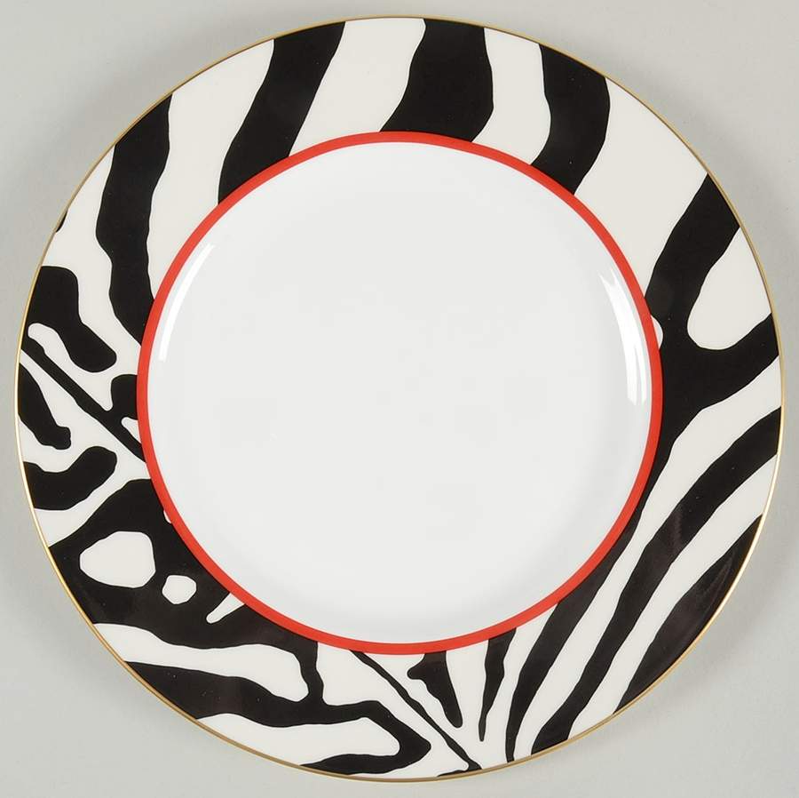 Zebras Gold Accent Luncheon Plate by Lenox-1