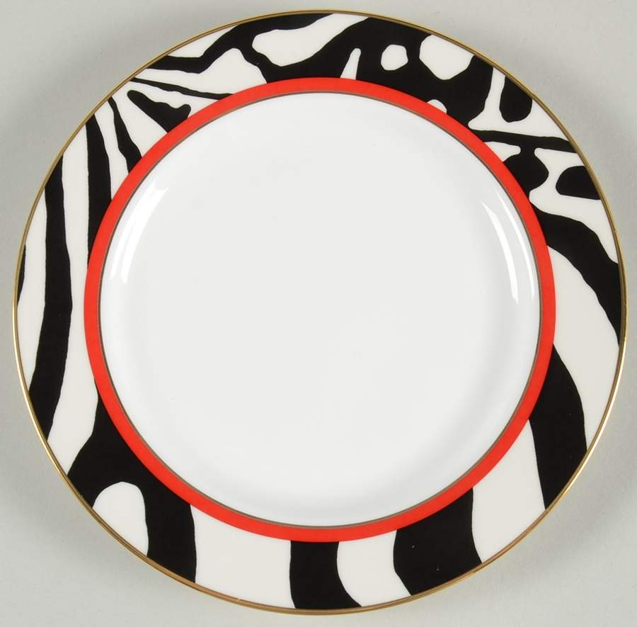Zebras Gold Bread & Butter Plate by Lenox-1