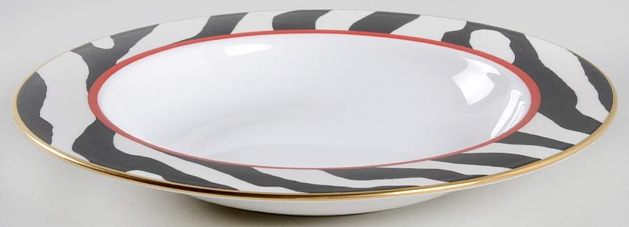 Zebras Gold 9" Soup/Pasta Bowl by Lenox-1