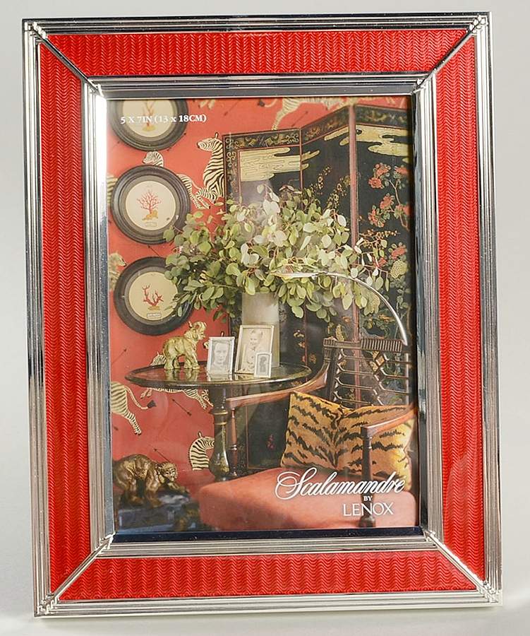 Zebras Gold Metal Frame-Holds 5" X 7" by Lenox-1