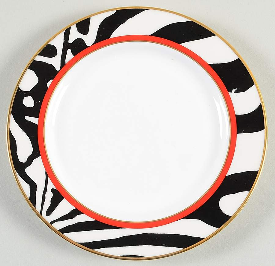 Zebras Gold Bread & Butter Plate by Lenox-1