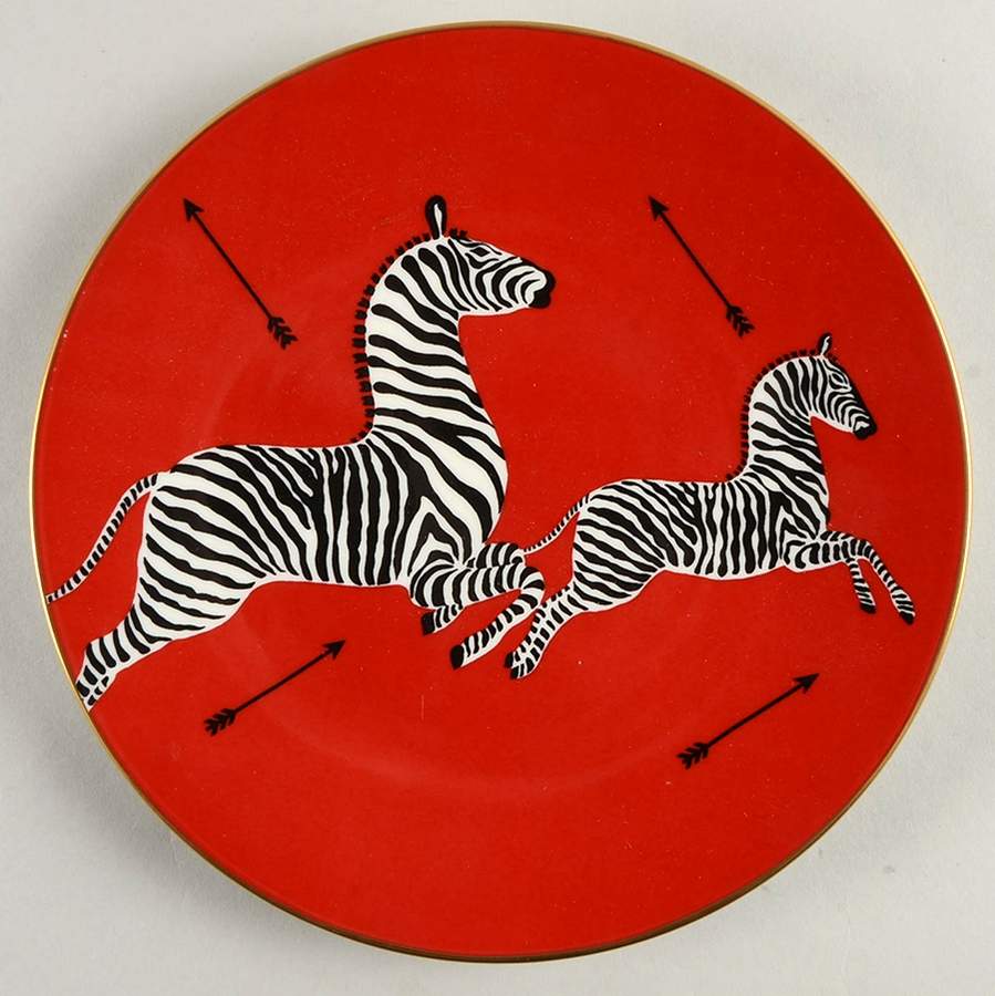 Zebras Gold Salad Plate by Lenox-1