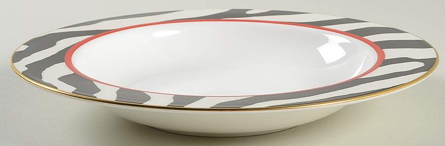 Zebras Gold 9" Soup/Pasta Bowl by Lenox-1