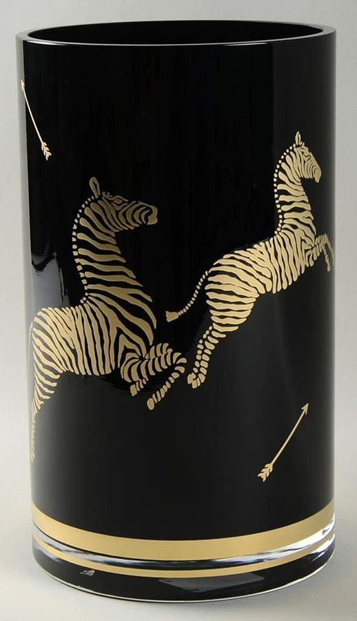 Zebras Gold 10" Glassware Vase by Lenox-1