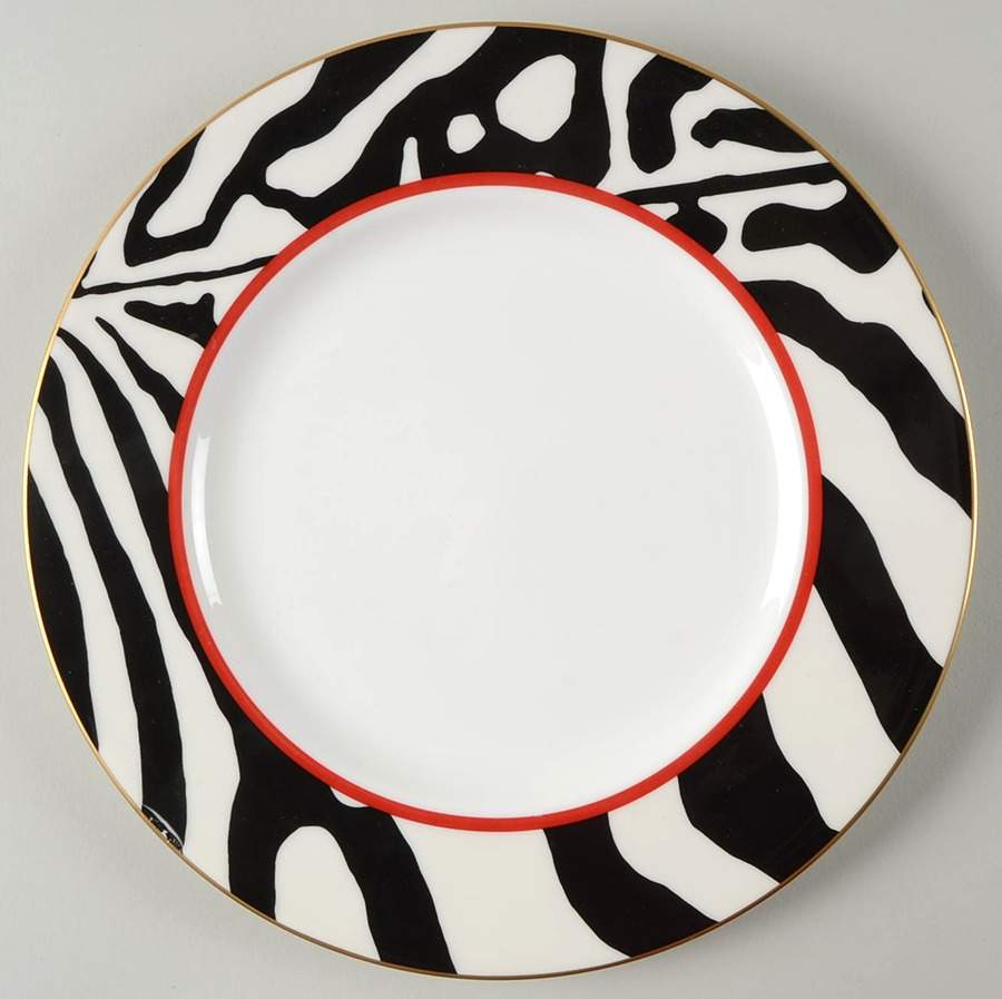 Zebras Gold Accent Luncheon Plate by Lenox-1