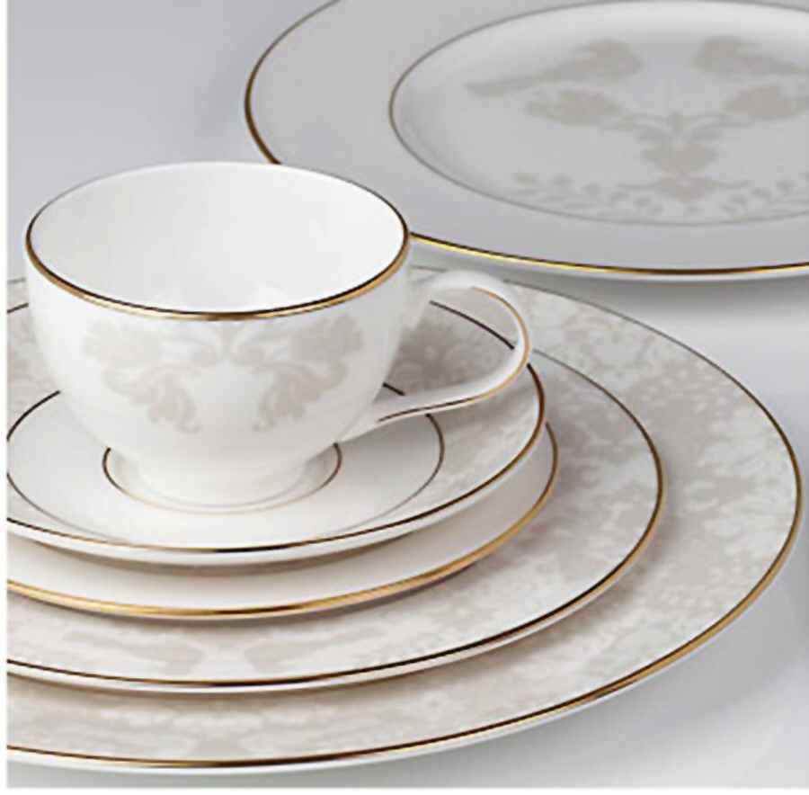 Love Bird Footed Cup & Saucer Set by Lenox-1